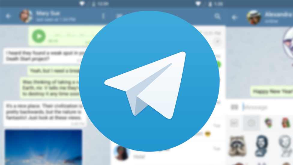 Hidden shared groups on Telegram